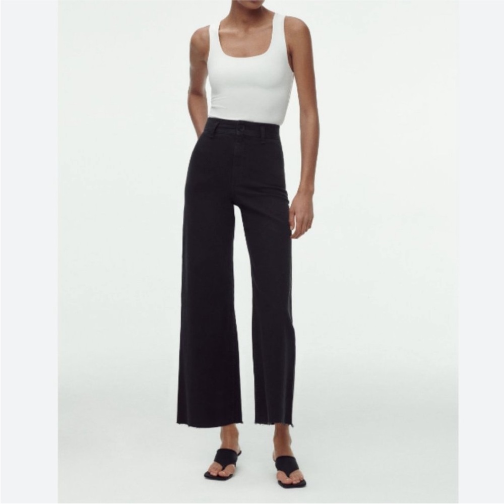 ZARA BLACK THE MARINE STRAIGHT JEANS - Picture 3 of 12